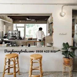 Ghế bar cao mây tự nhiên 756635