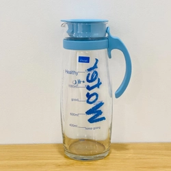 OCEAN - Bình Nước Thủy Tinh Quai Nhựa 1.6L 460397