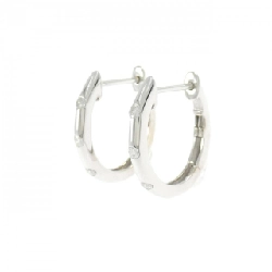 K18WG Bông tai kim cương hình vòng 0.20CT - Hàng hiệu Chính hãng 867494