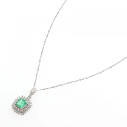 Dây chuyền Emerald PT900/PT850 0.61CT - Hàng hiệu Authentic 846703