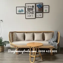 Băng ghế sofa mây dài 598621