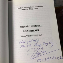 Thơ Hậu Hiện Đại - Ion Milos - Có thủ bút dịch giả 542680
