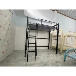 COMBO Giường tầng khung sắt và nệm lò xo 1m4x2m (cao 1m75-2m1) 997005