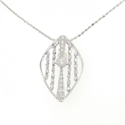 K18WG Dây chuyền kim cương 0.213CT - Hàng hiệu Chính hãng