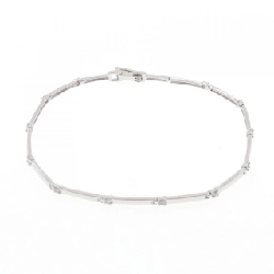 K18WG Vòng tay kim cương 0.20CT - Hàng hiệu Chính hãng 878090