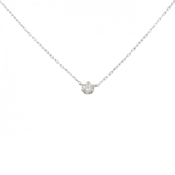 Dây chuyền kim cương Solitaire PT950/PT850 0.105CT - Hàng hiệu Chính hãng