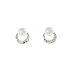 Bông tai ngọc trai Akoya Mikimoto 5.4mm