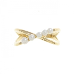 Nhẫn ngọc trai nước ngọt K18YG - Hàng hiệu Authentic 848717