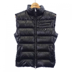 Áo vest lông vũ PRADA logo hình tam giác 290546 R212 11HU