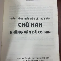 CHỮ HÁN NHỮNG VẤN ĐỀ CƠ BẢN - LÊ ĐÌNH KHẨN  1038022