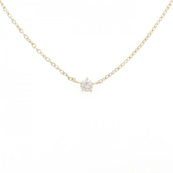 Dây chuyền kim cương K18YG 0.08CT - Hàng hiệu Chính hãng