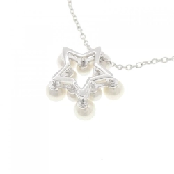 K18WG Ngôi sao Akoya Pearl Dây chuyền - Hàng hiệu Chính hãng 857022