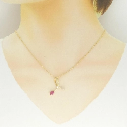 K18YG Tourmaline Necklace - Hàng hiệu Authentic 859771