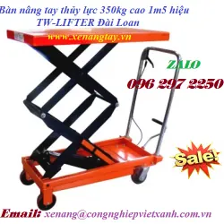 Bàn nâng tay thủy lực 350kg cao 1m5 hiệu TW-LIFTER Đài Loan 976326