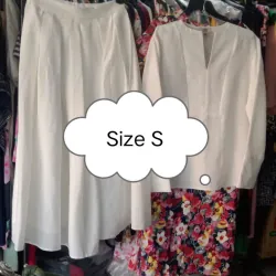 Set đầm trắng size S giá 75k 1009435