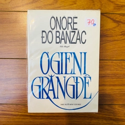 tiểu thuyết :ƠGIENI GRANGDE - ORORE ĐƠ BANZAC - BÌA MỀM- #TAKE 210791