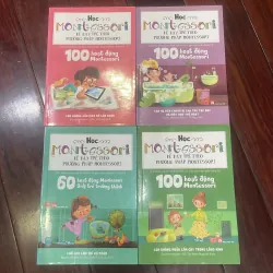 Bộ sách HỌC MONTESSORI ĐỂ DẠY TRẺ THEO PHƯƠNG PHÁP MONTESSORI 