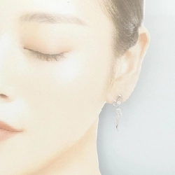 K18WG Bông tai kim cương hình trái tim 0.40CT - Hàng hiệu chính hãng 870493