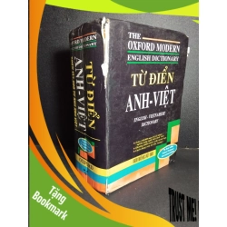 (TẶNG BOOKMARK) Từ điển Anh-Việt (bìa cứng) mới 50% bẩn bìa, ố, tróc bìa, rách gáy, bung trang, bung gáy 1997 RBK2101 Oxford HỌC NGOẠI NGỮ