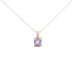 Dây chuyền Amethyst 750YG/750WG/K18YG - Hàng hiệu Authentic