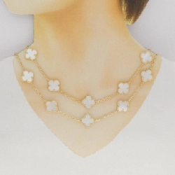 Vòng cổ Van Cleef & Arpels Vintage Alhambra 20 họa tiết - Hàng hiệu Authentic 839780