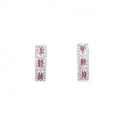 PT900 Bông tai Ruby 0.28CT - Hàng hiệu Chính hãng