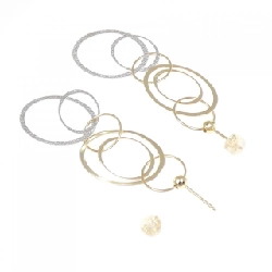 Bông tai 750YG/750WG/K18 - Hàng hiệu Authentic 871585