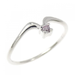 Nhẫn kim cương hồng 750WG - Hàng hiệu Authentic