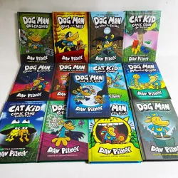 Dog man (Sách nhập) - 18 quyển bìa cứng mới nhất + File Mp3