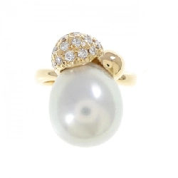 Nhẫn ngọc trai trắng Tasaki - Hàng hiệu Authentic 840148