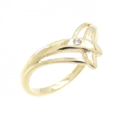 Nhẫn kim cương K18YG - Hàng hiệu Authentic