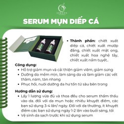 Bộ sản phẩm Sữa rửa mặt và Serum diếp cá IGREEN  8237