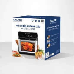 ⚡ KALITE KL-1200 – Nồi chiên không dầu 12L, chiên nhanh, giòn ngon, tiết kiệm điện 706003