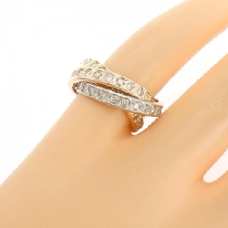 Nhẫn hồng ngọc K18YG/PT900/K18PG 0.43CT - Hàng hiệu Authentic 850213