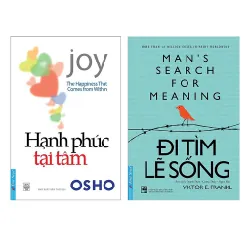 Sách - Combo 2 Cuốn: Hạnh Phúc Tại Tâm & Đi Tìm Lẽ Sống - Trí Việt - NENA2509 Blogmeo21025
