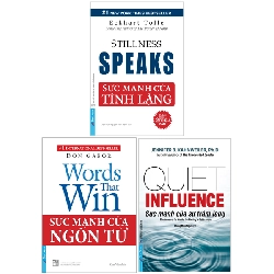 Combo Sách Sức Mạnh Của Tĩnh Lặng + Sức Mạnh Của Ngôn Từ + Sức Mạnh Của Sự Trầm Lắng (Bộ 3 Cuốn) - Eckhart Tolle, Don Gabor, Jennifer B Kahnweiler