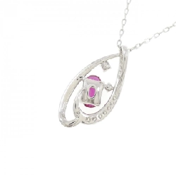 Dây chuyền ruby PT900/PT850 0.55CT - Hàng hiệu Authentic 858627