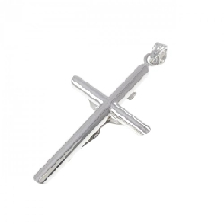 K18WG Mặt dây chuyền hình chữ thập - Hàng hiệu Chính hãng 866114