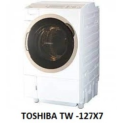(Used 90%) Máy giặt sấy block Toshiba TW 127X7 giặt 12 kg sấy 7 kg