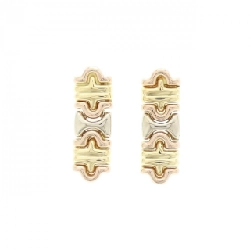 Bông tai 750 ba màu/K18YG - Hàng hiệu Authentic