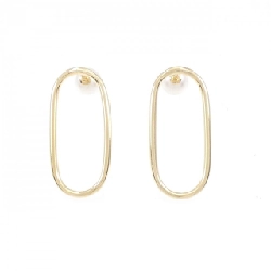 K18YG Bông tai ngọc trai Akoya 7.5mm - Hàng hiệu Chính hãng