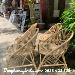 Bàn ghế mây tre phòng ngủ 707447