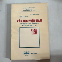Giáo trình văn học Việt Nam giai đoạn nửa cuối thế kỷ XVIII đến nửa đầu thế kỷ XIX