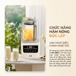 Máy làm sữa hạt UNIE UCB15 1.5L giảm ồn 30%, 10 chức năng nấu, xay nấu tự động thông minh 578098