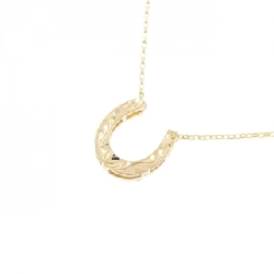 K18YG Móng ngựa Kim cương Dây chuyền 0.20CT - Hàng hiệu Chính hãng 858853