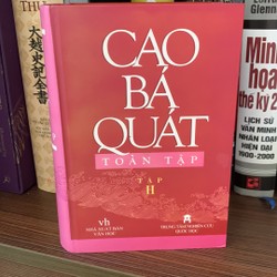 Sách văn học : Cao Bá Quát toàn tập (tập 2) sách mới 95%