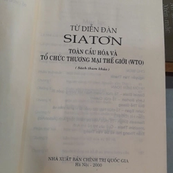 TỪ DIỄN ĐÀN SIATƠN TOÀN CẦU HÓA VÀ TỔ CHỨC THƯƠNG MẠI THẾ GIỚI (WTO) 444057