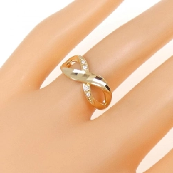 Nhẫn kim cương K18YG 670677