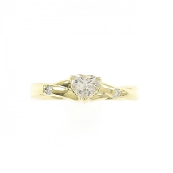 Nhẫn kim cương hình trái tim K18YG 0.22CT 669589