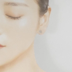 Bông tai kim cương PT900 hình hoa 0.30CT - Hàng hiệu chính hãng 870759